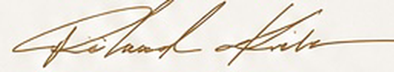 Handwritten signature of Richard Nsaho Kiliba